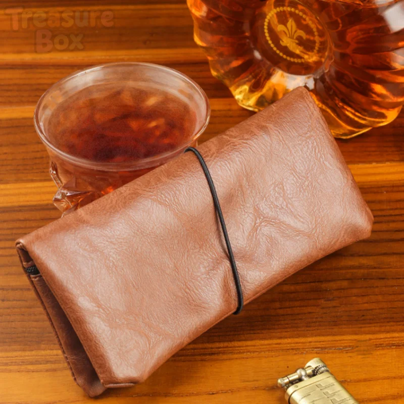 Wear Resistant Leather Universal Tobacco Pouch Foldable Compact Multifunctional Design Daily Commute Hand Roll Users Storage Bag
Wear Resistant Leather Universal Tobacco Pouch Foldable Compact Multifunctional Design Daily Commute Hand Roll Users Storage Bag
