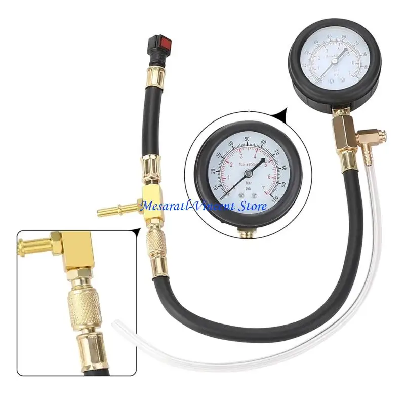 A70F Universal Automotive Gas Engine Pressure Gauge Set Suitable For Motorcycle And Car Repair Mechanics DIY Enthusiasts
A70F Universal Automotive Gas Engine Pressure Gauge Set Suitable For Motorcycle And Car Repair Mechanics DIY Enthusiasts
