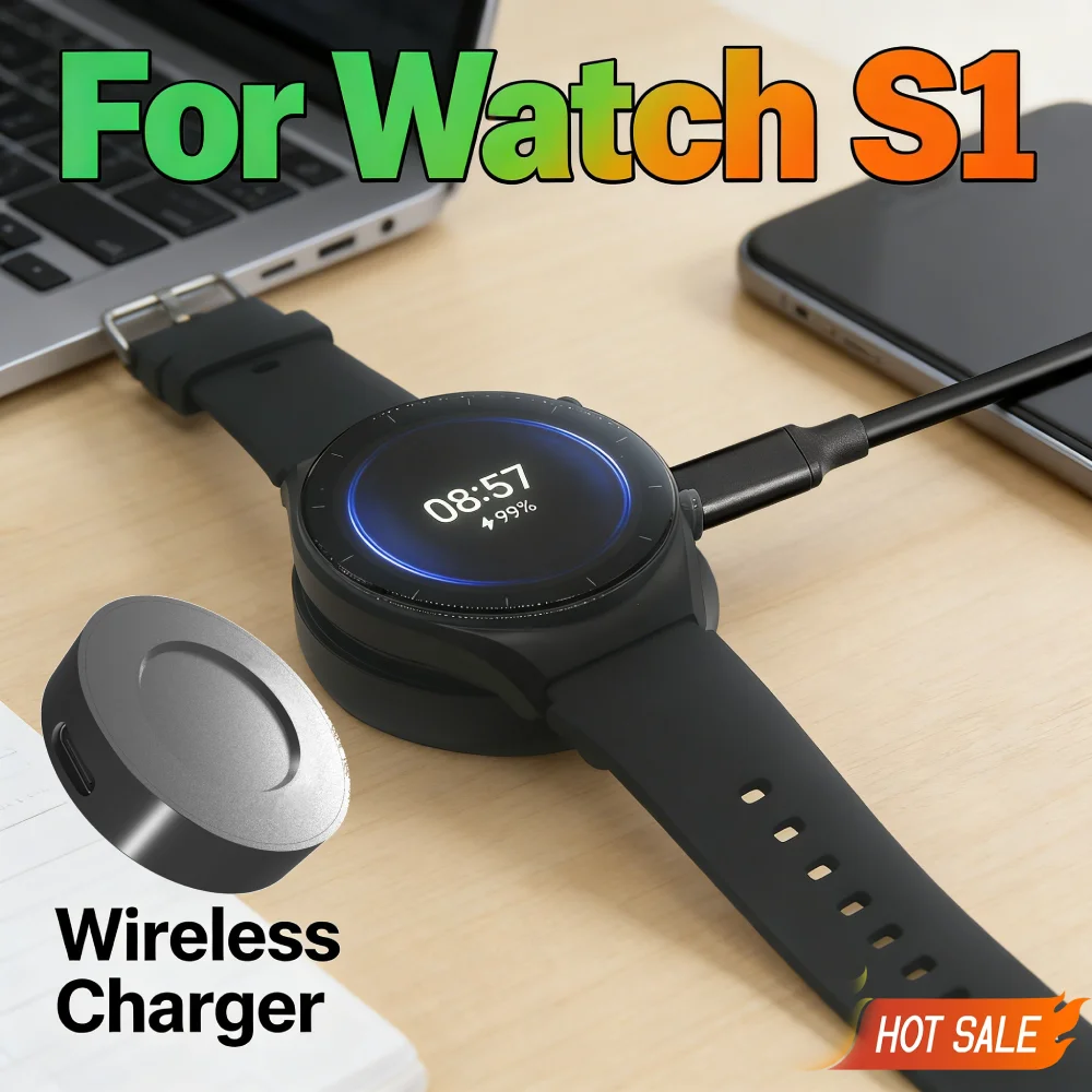 Watch Wireless Charger Dock Power Adapter with 80cm Type-C Charging Cable for Xiaomi Watch S1 Smart Watch Accessories
Watch Wireless Charger Dock Power Adapter with 80cm Type-C Charging Cable for Xiaomi Watch S1 Smart Watch Accessories