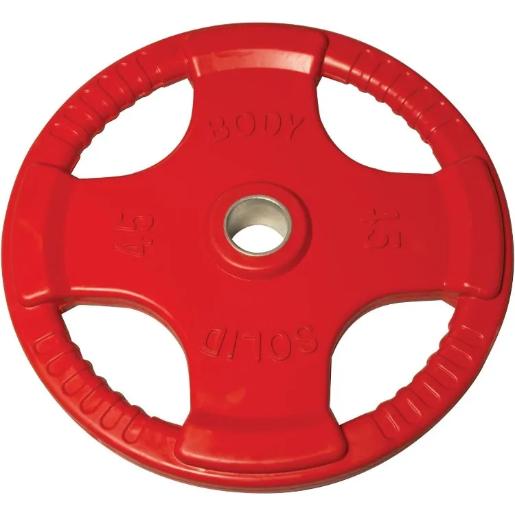 Quad Grip Design Rubber Plate - Weight Plates with Rubber Coating for Weight Lifting and Strength Training
Quad Grip Design Rubber Plate - Weight Plates with Rubber Coating for Weight Lifting and Strength Training