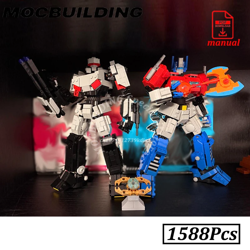 Armed Robot Mecha Bricks MOC Building Blocks Desktop Decor Leadershiped Construction Gift for Boys Girls
Armed Robot Mecha Bricks MOC Building Blocks Desktop Decor Leadershiped Construction Gift for Boys Girls