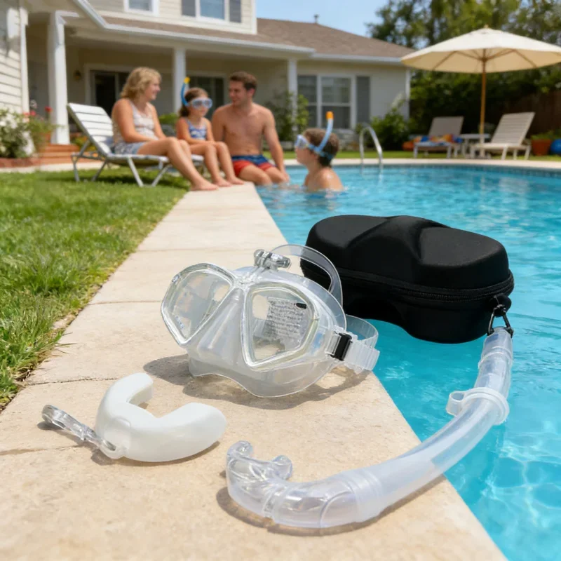 Professional Adult Liquid Silicone Snorkel Set 2Pcs Anti-Fog Waterproof Scuba Diving Mask Snorkel Tube for Underwater Swimming
Professional Adult Liquid Silicone Snorkel Set 2Pcs Anti-Fog Waterproof Scuba Diving Mask Snorkel Tube for Underwater Swimming