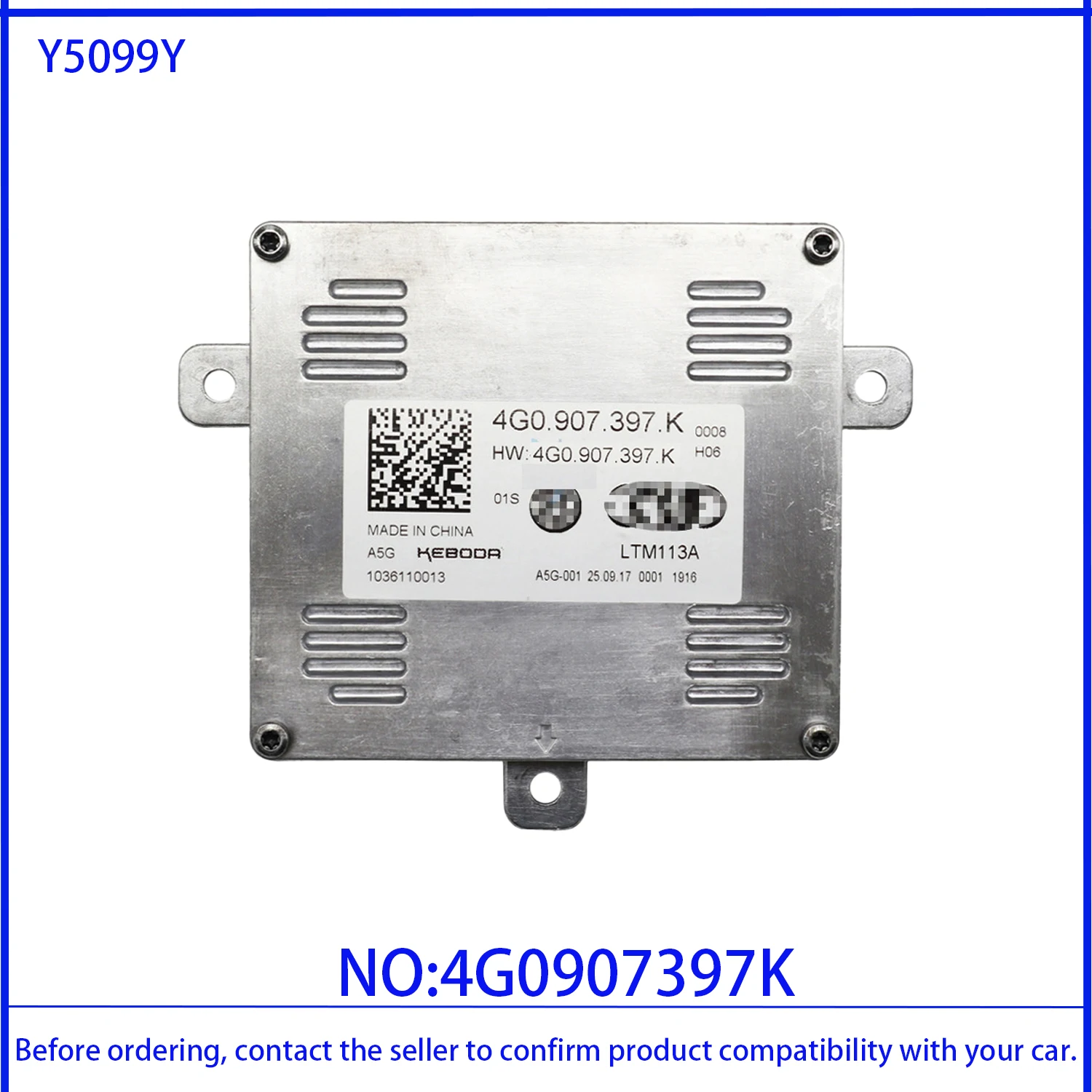 4G0907397P 4G0907397Q 4G0907397K 4G0907397R 4G0907397M 4G0907397M 4G0907397N передний блок управления ДХО для Audi A3 Q3 S3 A6
4G0907397P 4G0907397Q 4G0907397K 4G0907397R 4G0907397M 4G0907397M 4G0907397N передний блок управления ДХО для Audi A3 Q3 S3 A6