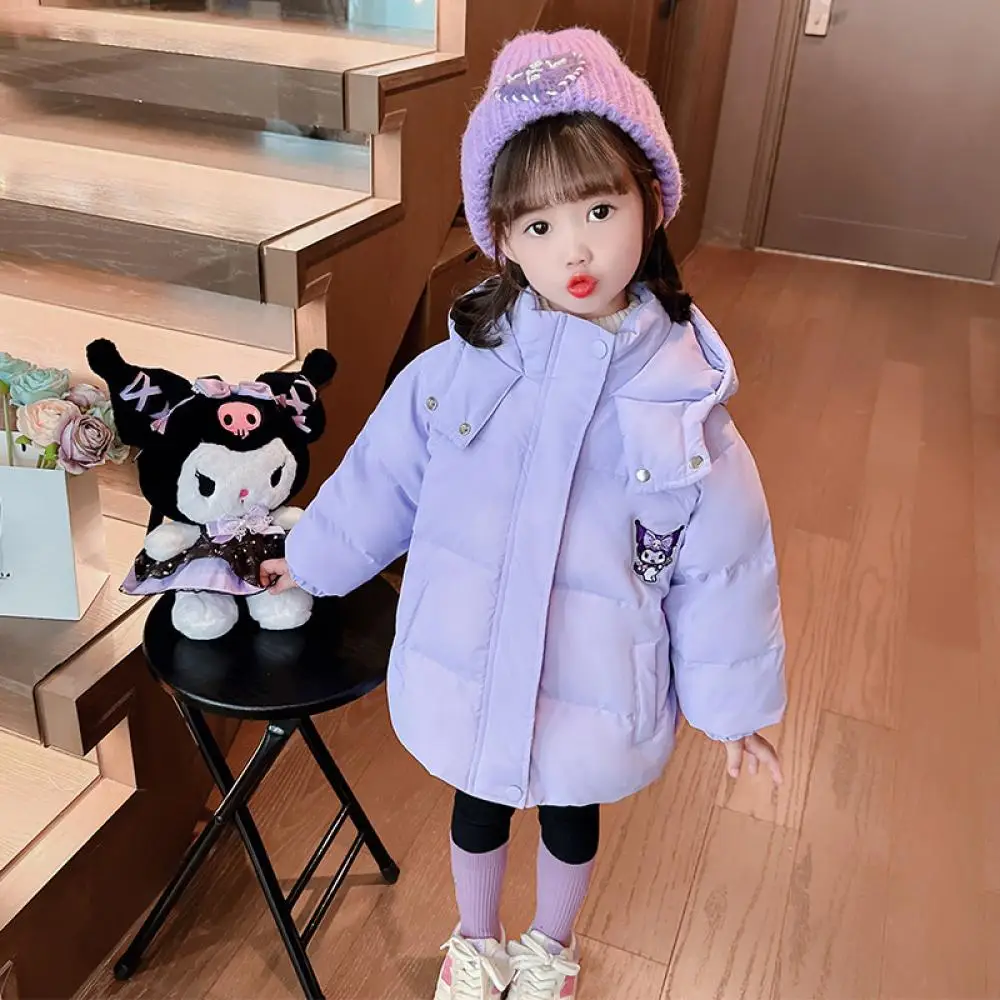 Sanrio Kuromi, новый стиль, пуховик для девочек, пальто My Melody, рабочая одежда, утепленная хлопковая одежда, зимнее детское пальто в стиле аниме, верхняя одежда
Sanrio Kuromi, новый стиль, пуховик для девочек, пальто My Melody, рабочая одежда, утепленная хлопковая одежда, зимнее детское пальто в стиле аниме, верхняя одежда