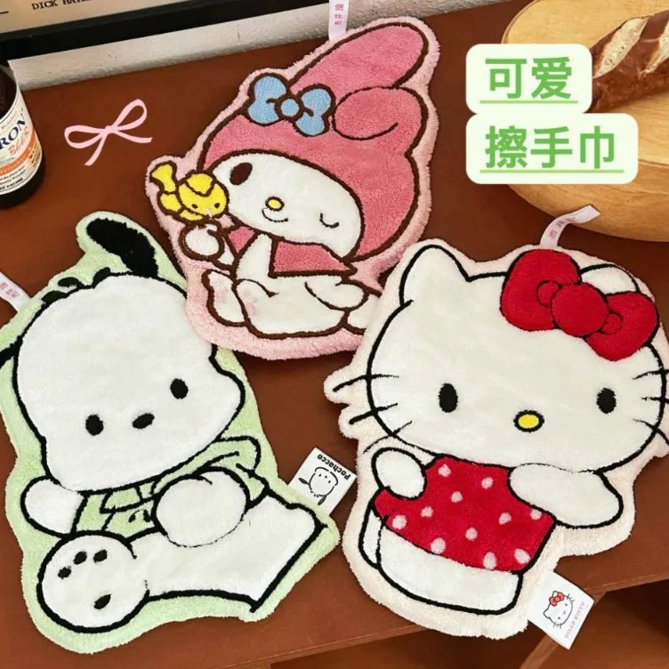 Cartoon Sanrio Hello Kitty Cute Anime Hand Towel Double Layer Thick Absorbent Coral Fleece Hanging Towel Home and Travel Kawaii
Cartoon Sanrio Hello Kitty Cute Anime Hand Towel Double Layer Thick Absorbent Coral Fleece Hanging Towel Home and Travel Kawaii