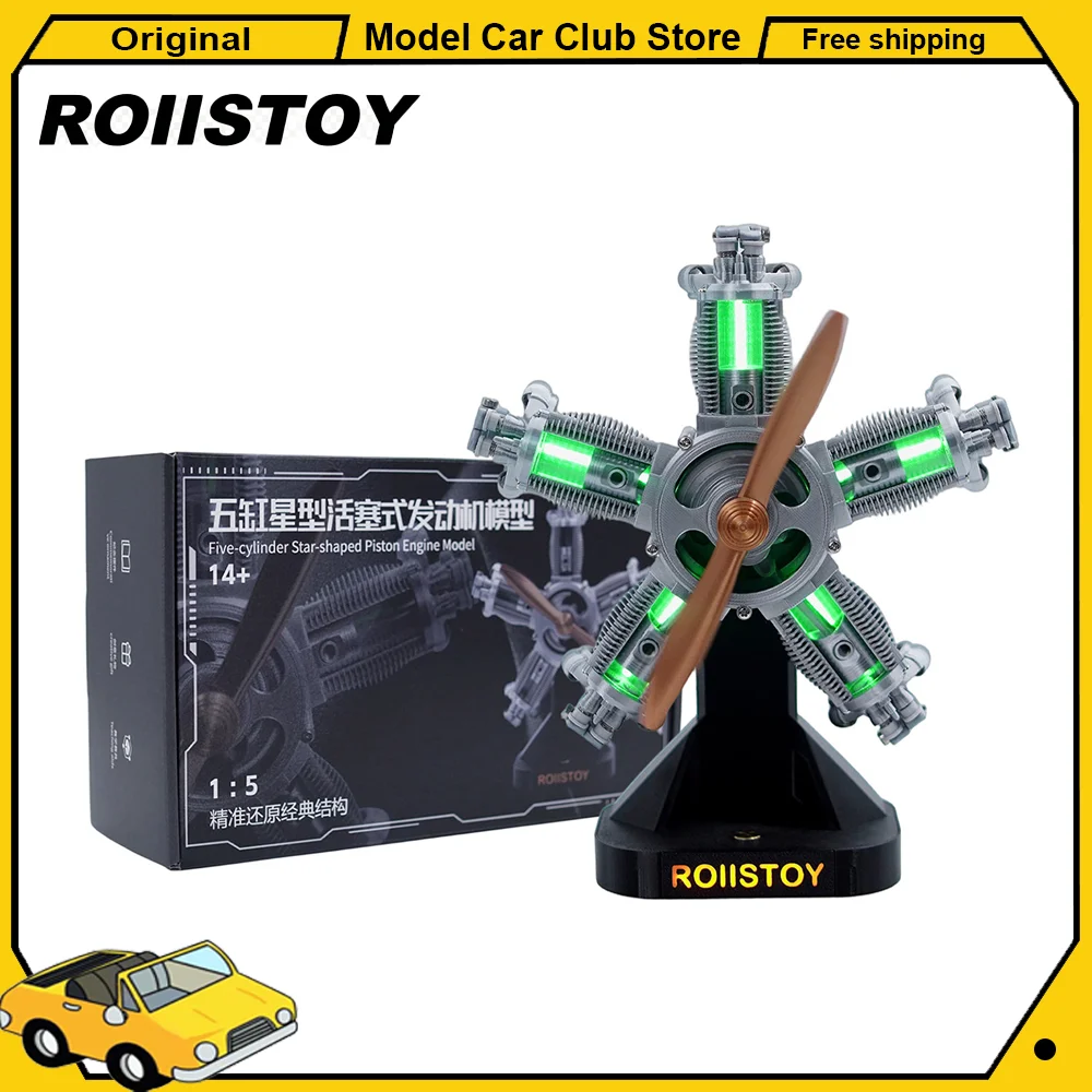 RollsToy 1:5 Turbofan Engine 3D Model Mechanical Science Education Toy Aircraft Model Building Kits Turbojet Engine Blocks Gift
RollsToy 1:5 Turbofan Engine 3D Model Mechanical Science Education Toy Aircraft Model Building Kits Turbojet Engine Blocks Gift