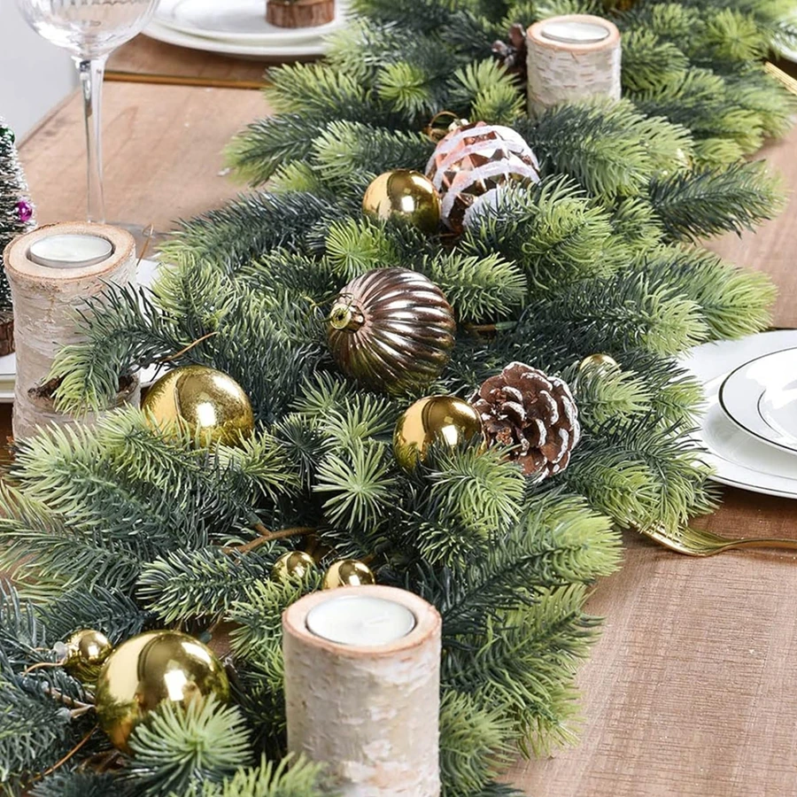 180CmArtificial Green Plants Christmas Tree Garland Wreaths Home Party Decoration Outdoor Yard Pine Tree Rattan Hanging Ornament 
180CmArtificial Green Plants Christmas Tree Garland Wreaths Home Party Decoration Outdoor Yard Pine Tree Rattan Hanging Ornament
