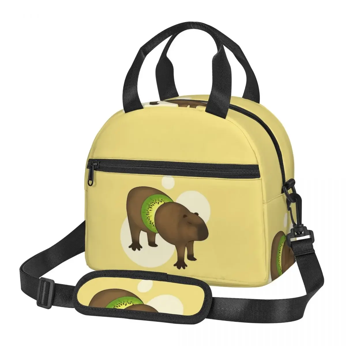 Сумки для обеда Kiwi Capybara, изолированная коробка для бенто, многоразовая сумка для обеда, сумки для пикника, сумка-холодильник для женской работы
Сумки для обеда Kiwi Capybara, изолированная коробка для бенто, многоразовая сумка для обеда, сумки для пикника, сумка-холодильник для женской работы