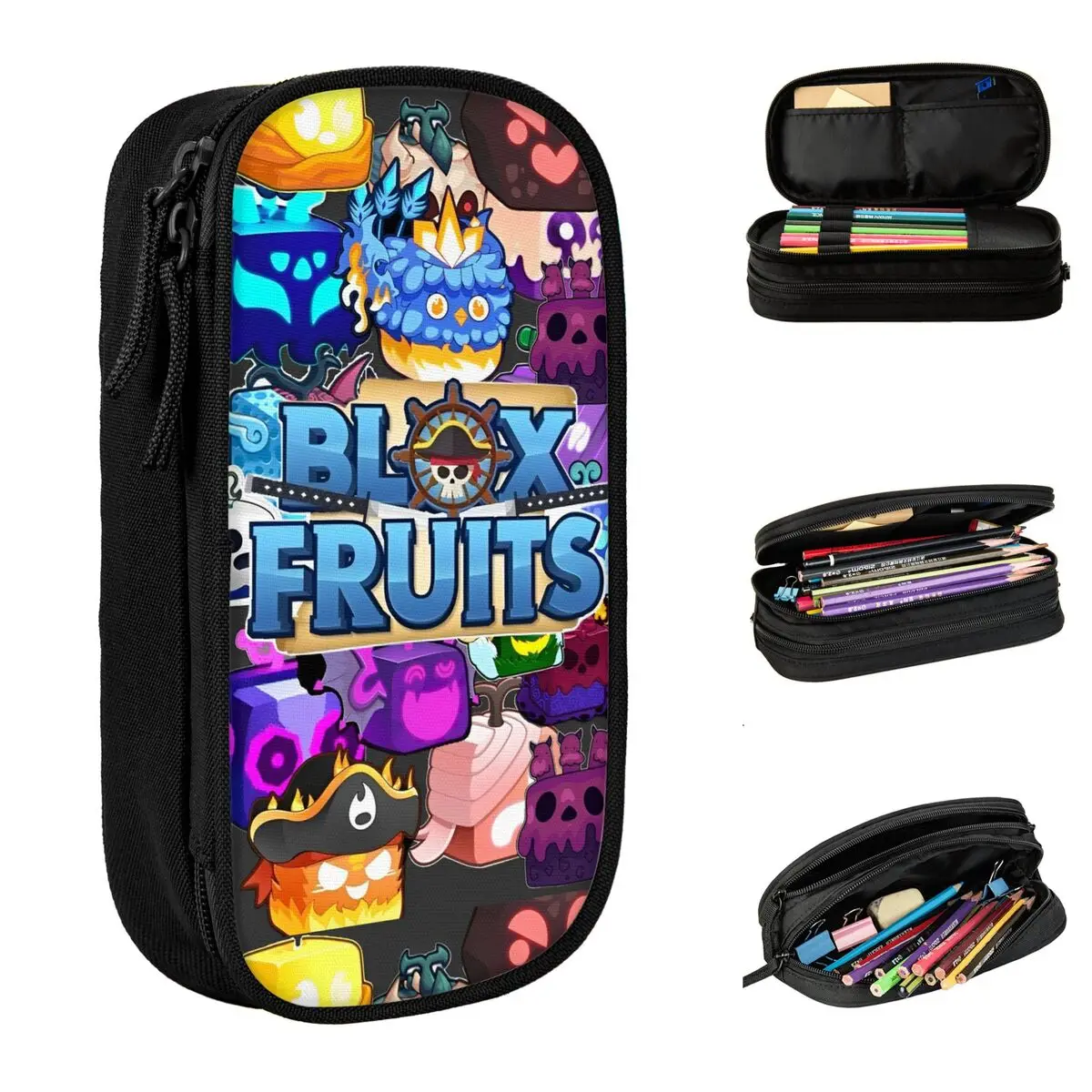 Классические пеналы Blox Fruits, пеналы для студентов, сумки большой емкости, офисные аксессуары на молнии
Классические пеналы Blox Fruits, пеналы для студентов, сумки большой емкости, офисные аксессуары на молнии