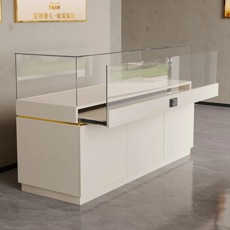 Jewelry Cosmetics Counter Jade Antique Museum Hydraulic Display Cabinet
Jewelry Cosmetics Counter Jade Antique Museum Hydraulic Display Cabinet