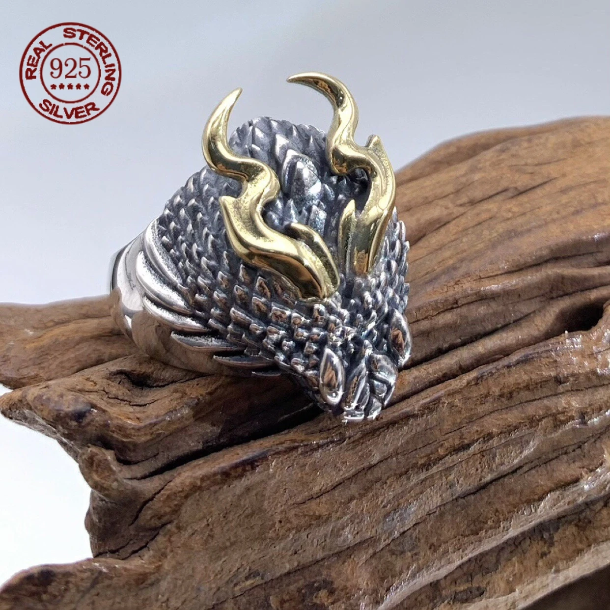 Заводская цена S925 стерлингового серебра с изменяемым размером Flood Dragon мужское кольцо преувеличенное модное властное ювелирное изделие Рождественский подарок
Заводская цена S925 стерлингового серебра с изменяемым размером Flood Dragon мужское кольцо преувеличенное модное властное ювелирное изделие Рождественский подарок