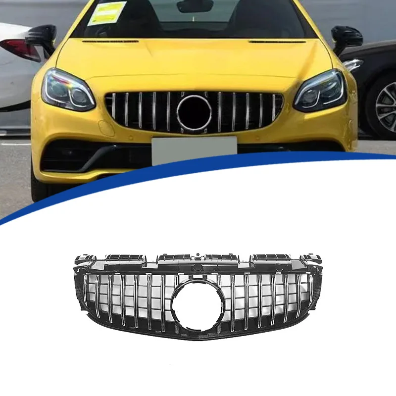 Для Mercedes-Benz SLC R172 2016-2020 годов: Гоночная решетка радиатора, комплект обвеса, вертикальная решетка в стиле GT, оригинальная замена
Для Mercedes-Benz SLC R172 2016-2020 годов: Гоночная решетка радиатора, комплект обвеса, вертикальная решетка в стиле GT, оригинальная замена