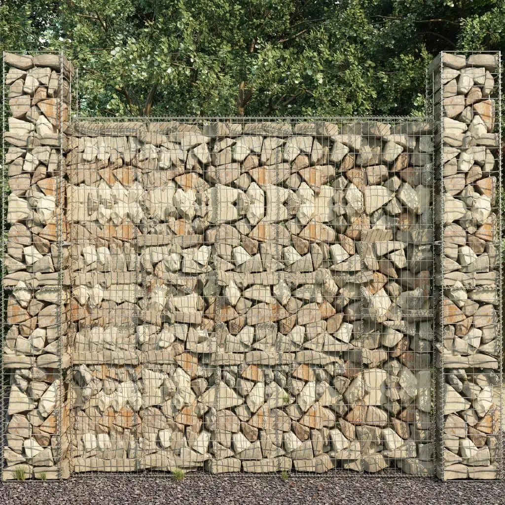 3 Pcs Galvanized Steel Gabion Baskets 9.8x9.8x77.6 Inches for Landscaping and Garden Use
3 Pcs Galvanized Steel Gabion Baskets 9.8x9.8x77.6 Inches for Landscaping and Garden Use