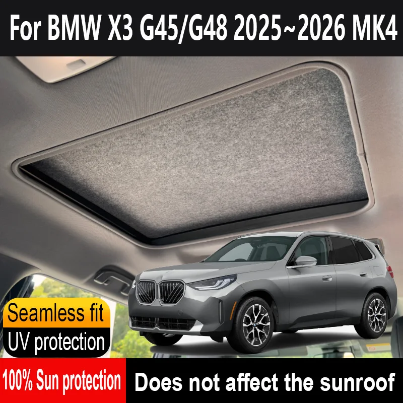 Автомобильный панорамный люк на крыше, изоляционный козырек на крыше для BMW X3 G45 G48 2025 ~ 2026, анти-УФ-электростатическая адсорбция, небесная занавеска, солнцезащитный козырек
Автомобильный панорамный люк на крыше, изоляционный козырек на крыше для BMW X3 G45 G48 2025 ~ 2026, анти-УФ-электростатическая адсорбция, небесная занавеска, солнцезащитный козырек