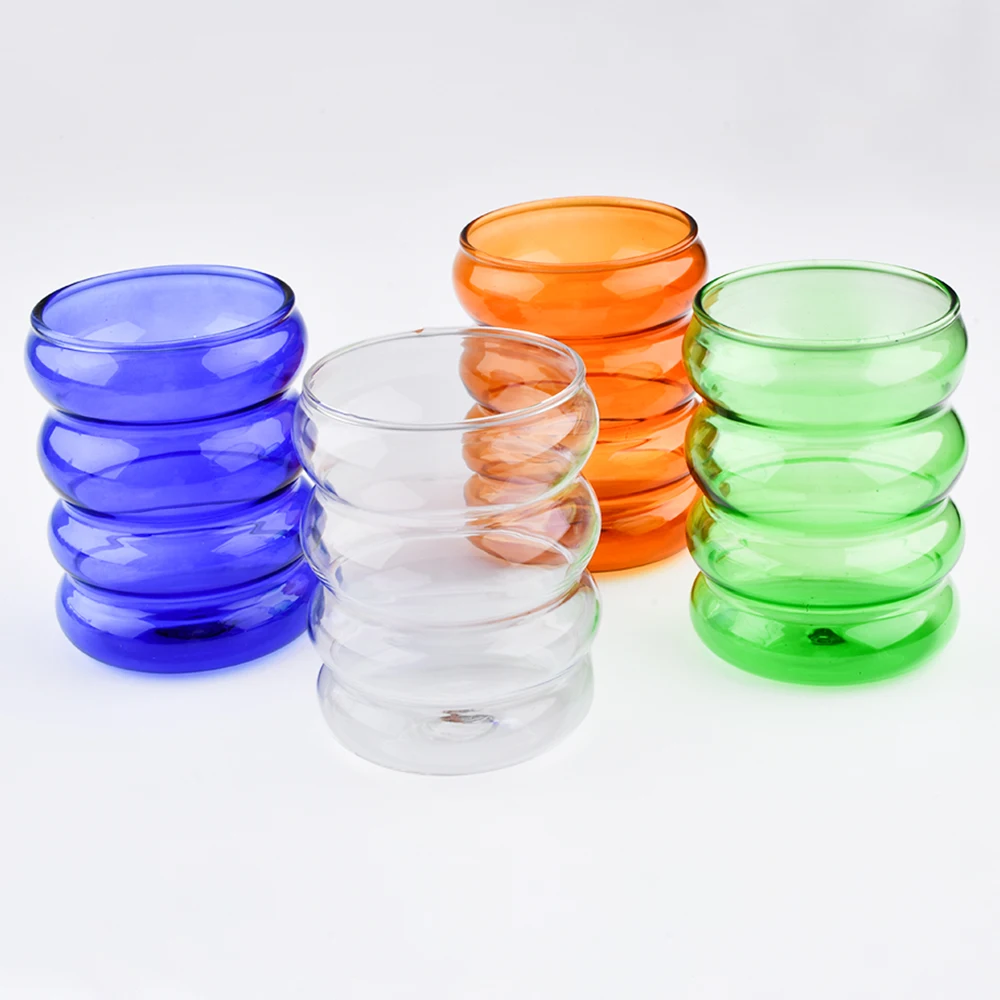 300ML Creative Glass Cup Heat-resistant Tumbler Tea Juice Milk Coffee Mug Wave Shape Water Glasses Ripple Mug Home Drinkware
300ML Creative Glass Cup Heat-resistant Tumbler Tea Juice Milk Coffee Mug Wave Shape Water Glasses Ripple Mug Home Drinkware