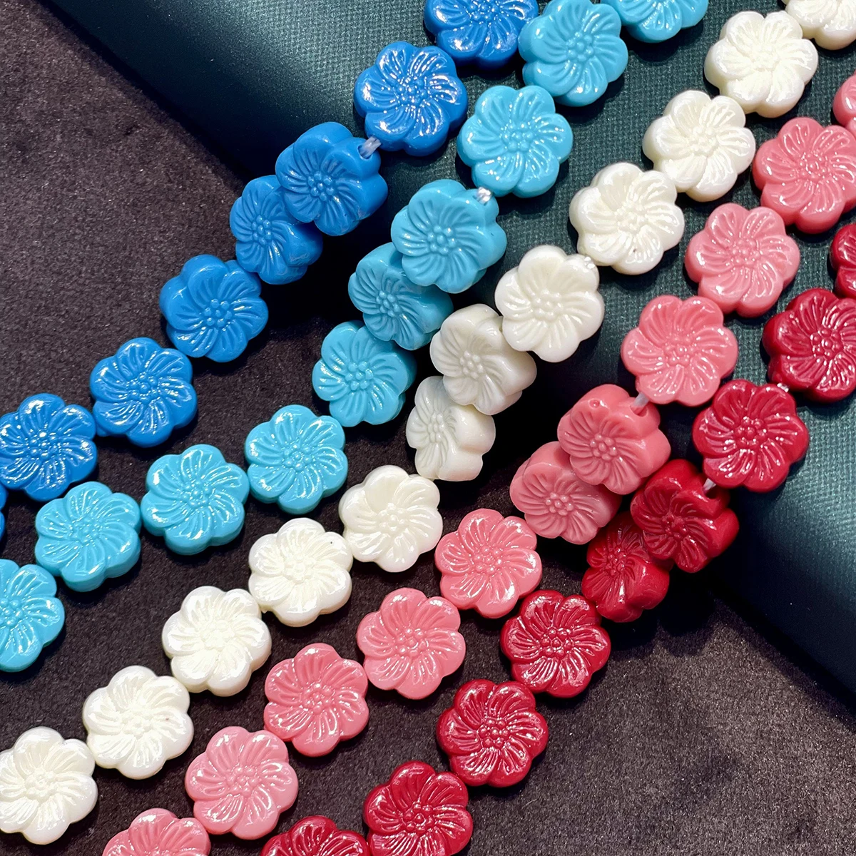 Plum Blossom Beads Shell Powder Embossed Isolation Beads 10mm For Jewelry Making DIY Necklace Earrings Bracelet Accessory
Plum Blossom Beads Shell Powder Embossed Isolation Beads 10mm For Jewelry Making DIY Necklace Earrings Bracelet Accessory