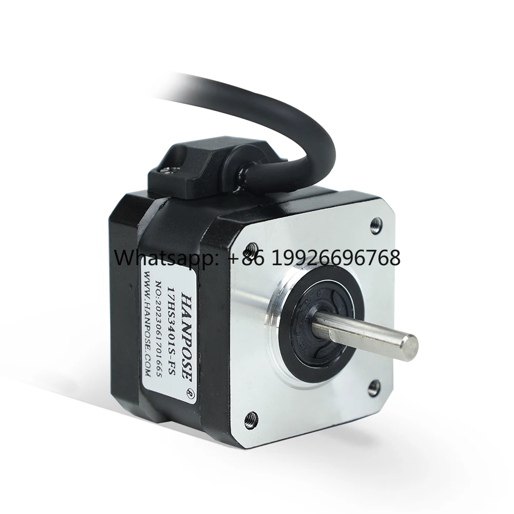 Nema17 Stepping Motor for 3D Printer 1.3A 17HS3401S-FS High Torque 0.28N.m Step Angle 1.8
Nema17 Stepping Motor for 3D Printer 1.3A 17HS3401S-FS High Torque 0.28N.m Step Angle 1.8