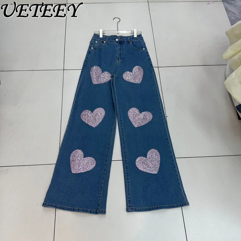 Heavy Industry Hot Diamond Color Butterfly Love High Waist Blue Jeans Women Spring Summer Loose Thin Straight Pants Trousers
Heavy Industry Hot Diamond Color Butterfly Love High Waist Blue Jeans Women Spring Summer Loose Thin Straight Pants Trousers