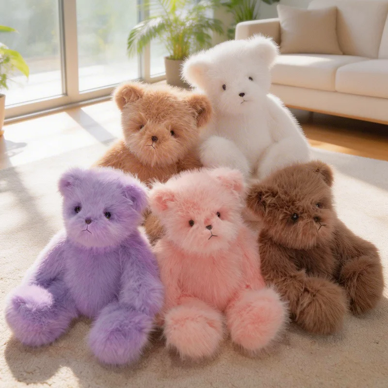 45/50cm Kawaii Fluffy Teddy Bear Plush Toy, Multi Color Long Fur Bear Stuffed Animal
45/50cm Kawaii Fluffy Teddy Bear Plush Toy, Multi Color Long Fur Bear Stuffed Animal