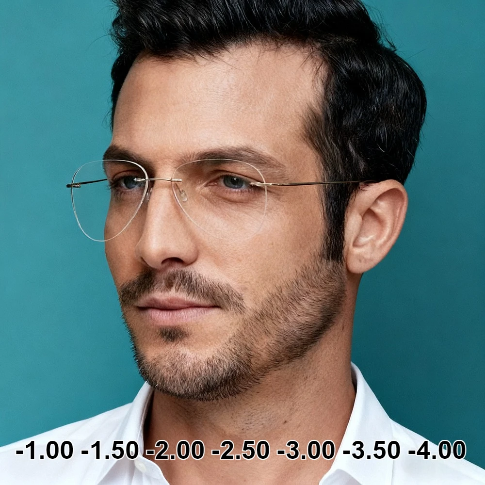 Pure Titanium Glasses in Trend Rimless Fashion Reading Glasses for Men Luxury Titanium Frame for Men's Grade Glasses Myopia 1 2
Pure Titanium Glasses in Trend Rimless Fashion Reading Glasses for Men Luxury Titanium Frame for Men's Grade Glasses Myopia 1 2