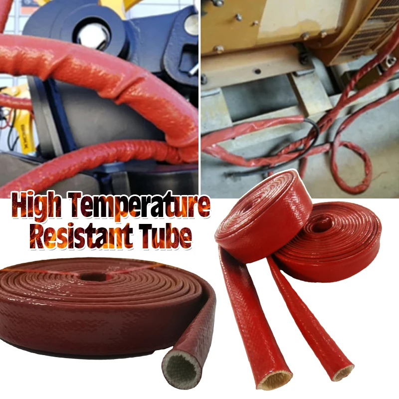 6-70mm High Temperature Resistant Fire Retardant Casing Pipe Silicone Fiberglass Tube Thicken Insulation Fireproof Sleeveing
6-70mm High Temperature Resistant Fire Retardant Casing Pipe Silicone Fiberglass Tube Thicken Insulation Fireproof Sleeveing