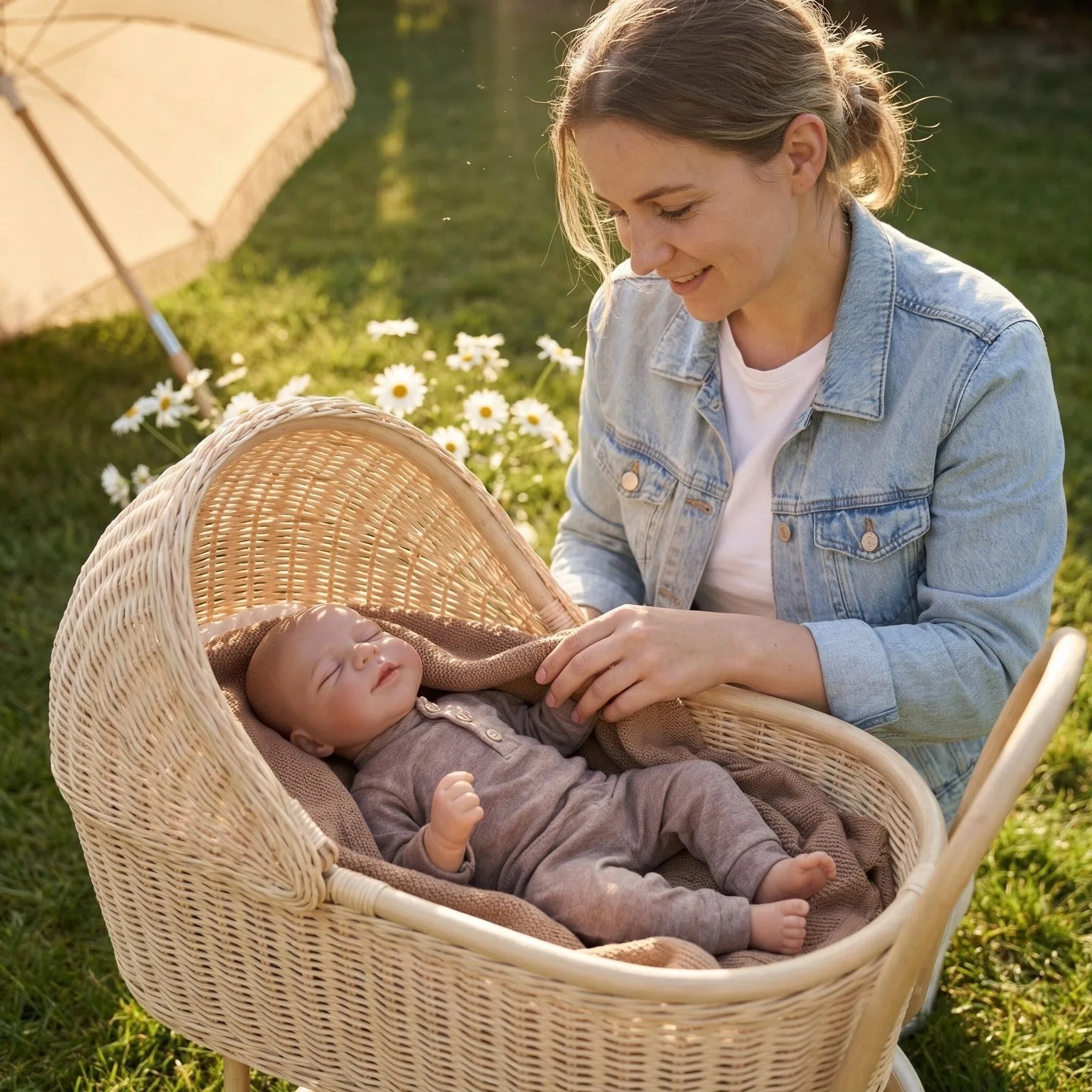 18Inch Handmade Reborn Doll Soft Vinyl Body Dolls Lifelike Toy Soft Touch Visible Veins Rooted Hair, Gift to Age 3+
18Inch Handmade Reborn Doll Soft Vinyl Body Dolls Lifelike Toy Soft Touch Visible Veins Rooted Hair, Gift to Age 3+