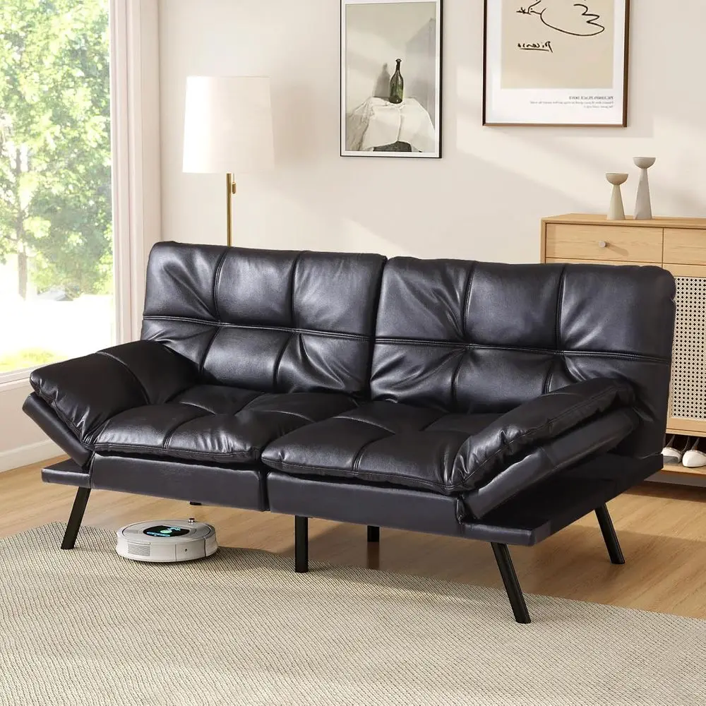 Memory Foam Convertible Sleeper Couch with Adjustable Armrests and Backrests for Small Spaces, Ideal for Office, Studio, Dorm, a
Memory Foam Convertible Sleeper Couch with Adjustable Armrests and Backrests for Small Spaces, Ideal for Office, Studio, Dorm, a