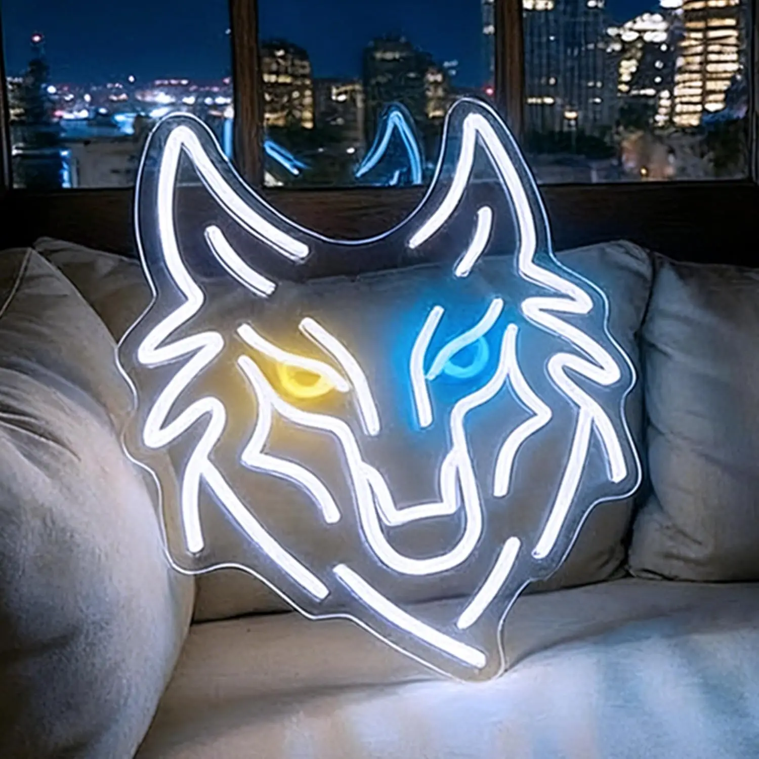 Wolf Neon Sign USB Powered Led Light for Kids Room Party Bar Gaming Room Bedroom Decoration Birthday Gifts Art Wall Light
Wolf Neon Sign USB Powered Led Light for Kids Room Party Bar Gaming Room Bedroom Decoration Birthday Gifts Art Wall Light