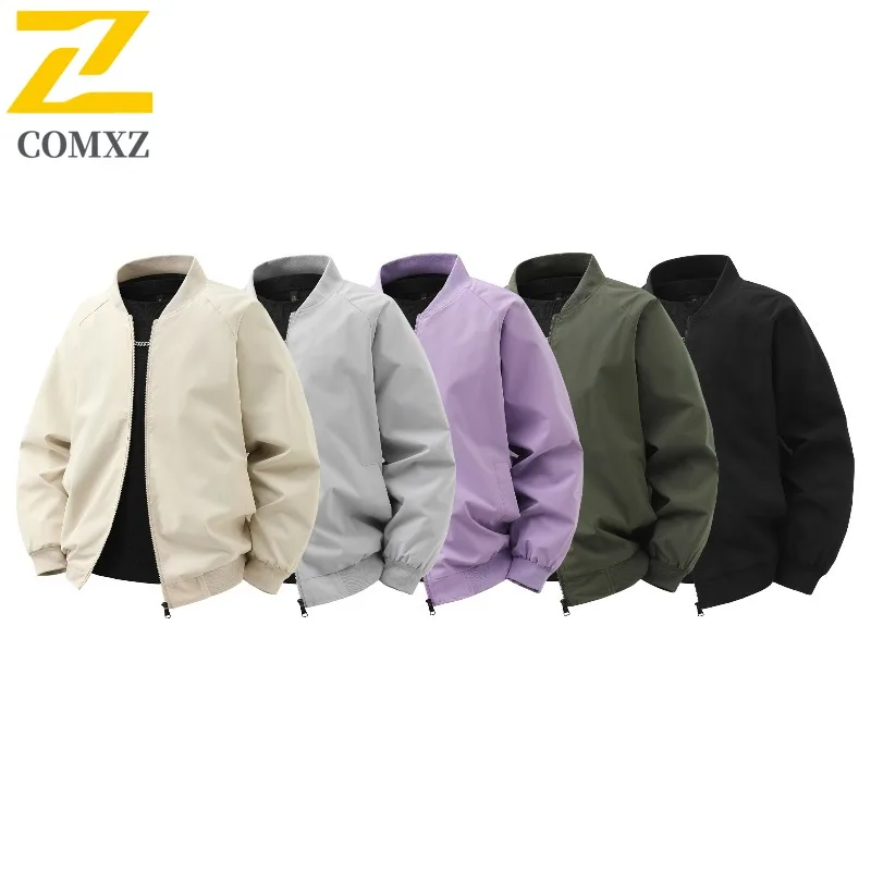 COMXZ 2025 для мужчин и женщин, пара, однотонная бейсбольная куртка в японском стиле, весенняя свободная посадка, повседневное универсальное модное пальто
COMXZ 2025 для мужчин и женщин, пара, однотонная бейсбольная куртка в японском стиле, весенняя свободная посадка, повседневное универсальное модное пальто