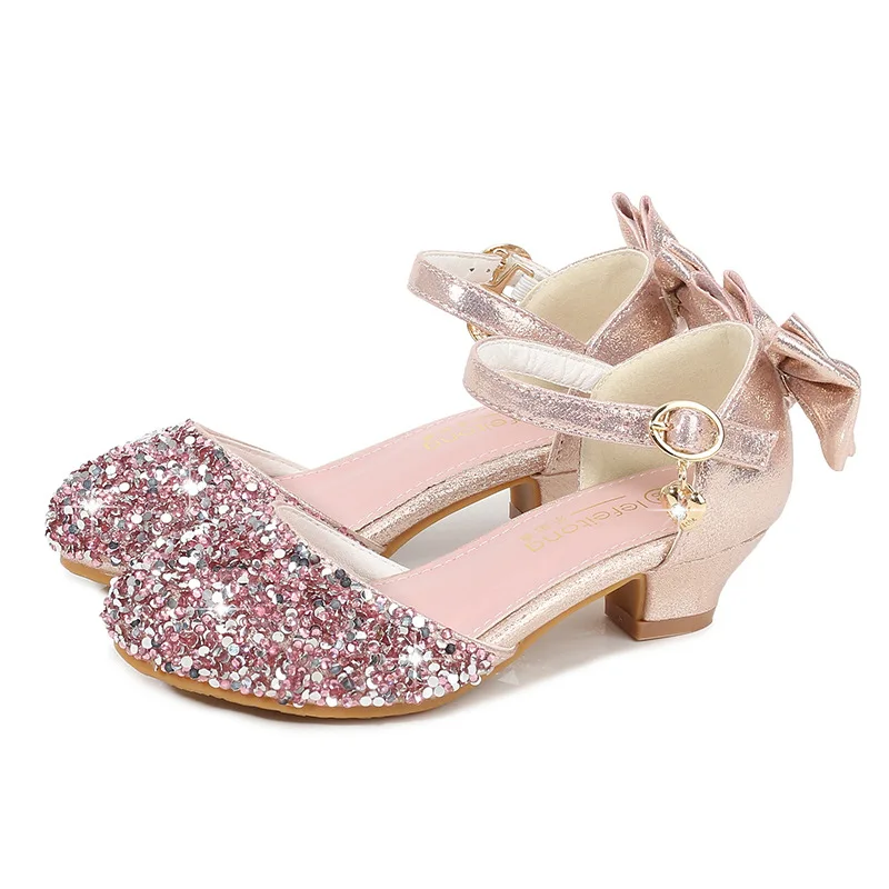 Fashion Girls Party Dance Crystal Shoe Kids Princess Sequins Rhinestone Bow Leather Shoes Child Diamond Glitter Sandals Classic
Fashion Girls Party Dance Crystal Shoe Kids Princess Sequins Rhinestone Bow Leather Shoes Child Diamond Glitter Sandals Classic