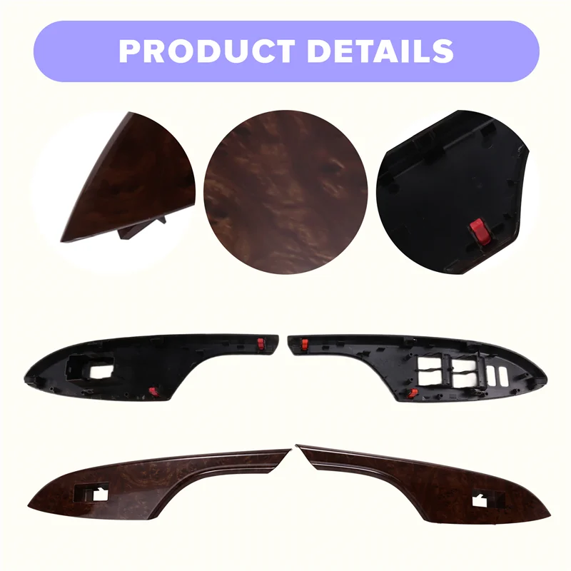 ABQB-Car Window Switch Panel Door Handle Armrest Trim Window Lift Cover For Toyota Corolla 2006-2013 Peach Wood Grain
ABQB-Car Window Switch Panel Door Handle Armrest Trim Window Lift Cover For Toyota Corolla 2006-2013 Peach Wood Grain