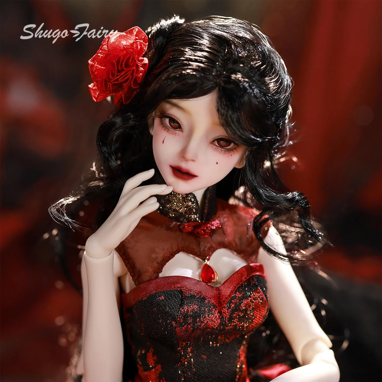 Shugafairy 1/4 BJD Cleo A - Official Gothic Oiran Alluring Japanese Courtesan Doll with Changeable Outfits Resin Figure
Shugafairy 1/4 BJD Cleo A - Official Gothic Oiran Alluring Japanese Courtesan Doll with Changeable Outfits Resin Figure