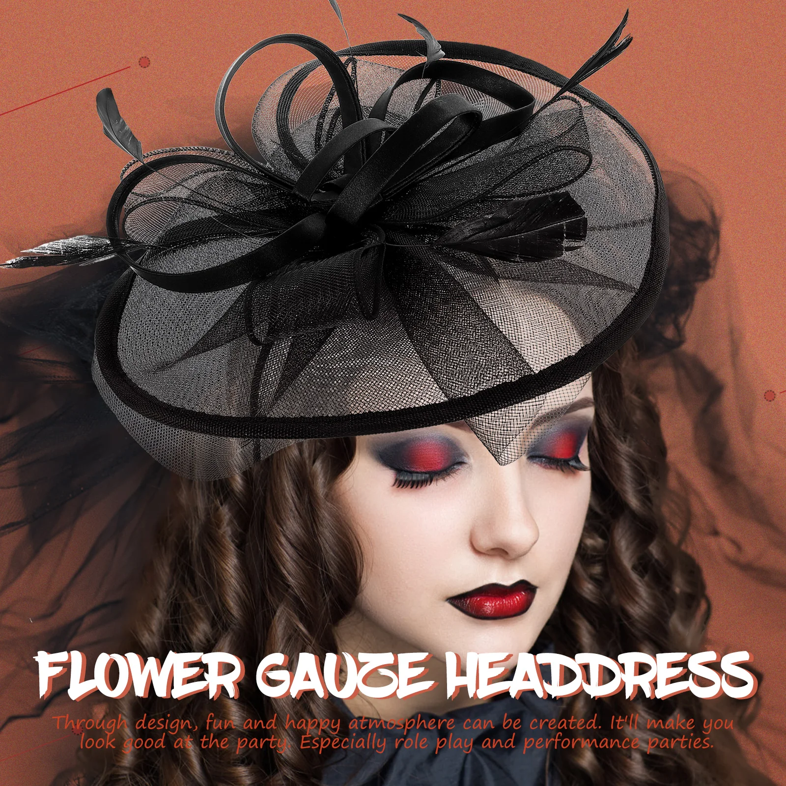 Mesh Headdress Elastic Quill Headpiece Wedding Bridal Fascinator Hat Veil Hair Decor Durable Colorful Party Accessories
Mesh Headdress Elastic Quill Headpiece Wedding Bridal Fascinator Hat Veil Hair Decor Durable Colorful Party Accessories