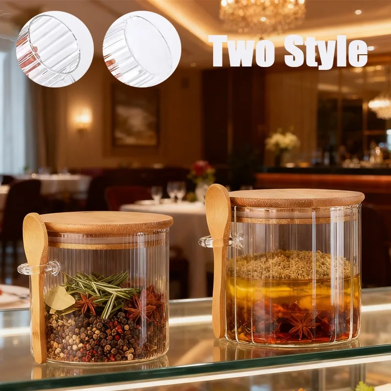 2025 Premium Glass Sealed Jar with Spoon,modern Style Vertical Stripes for Spices,Beans,Tea Kitchen Organizer Storage Container
2025 Premium Glass Sealed Jar with Spoon,modern Style Vertical Stripes for Spices,Beans,Tea Kitchen Organizer Storage Container