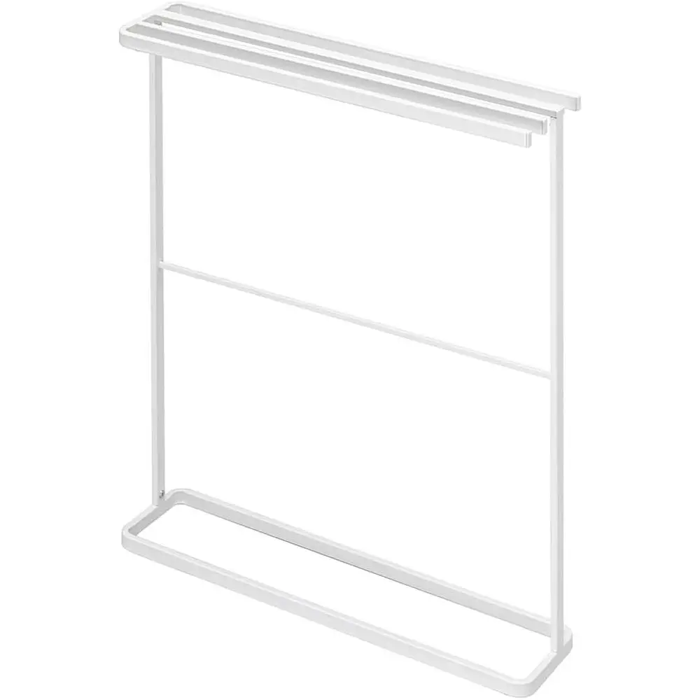 Вешалка для банных полотенец, можно повесить с боковой стороны, Slim, White, Прибл. Ш 25,6 x Г 5,9 x В 29,5 дюймов (65 x 15 x 75 см), Башня, Трей
Вешалка для банных полотенец, можно повесить с боковой стороны, Slim, White, Прибл. Ш 25,6 x Г 5,9 x В 29,5 дюймов (65 x 15 x 75 см), Башня, Трей