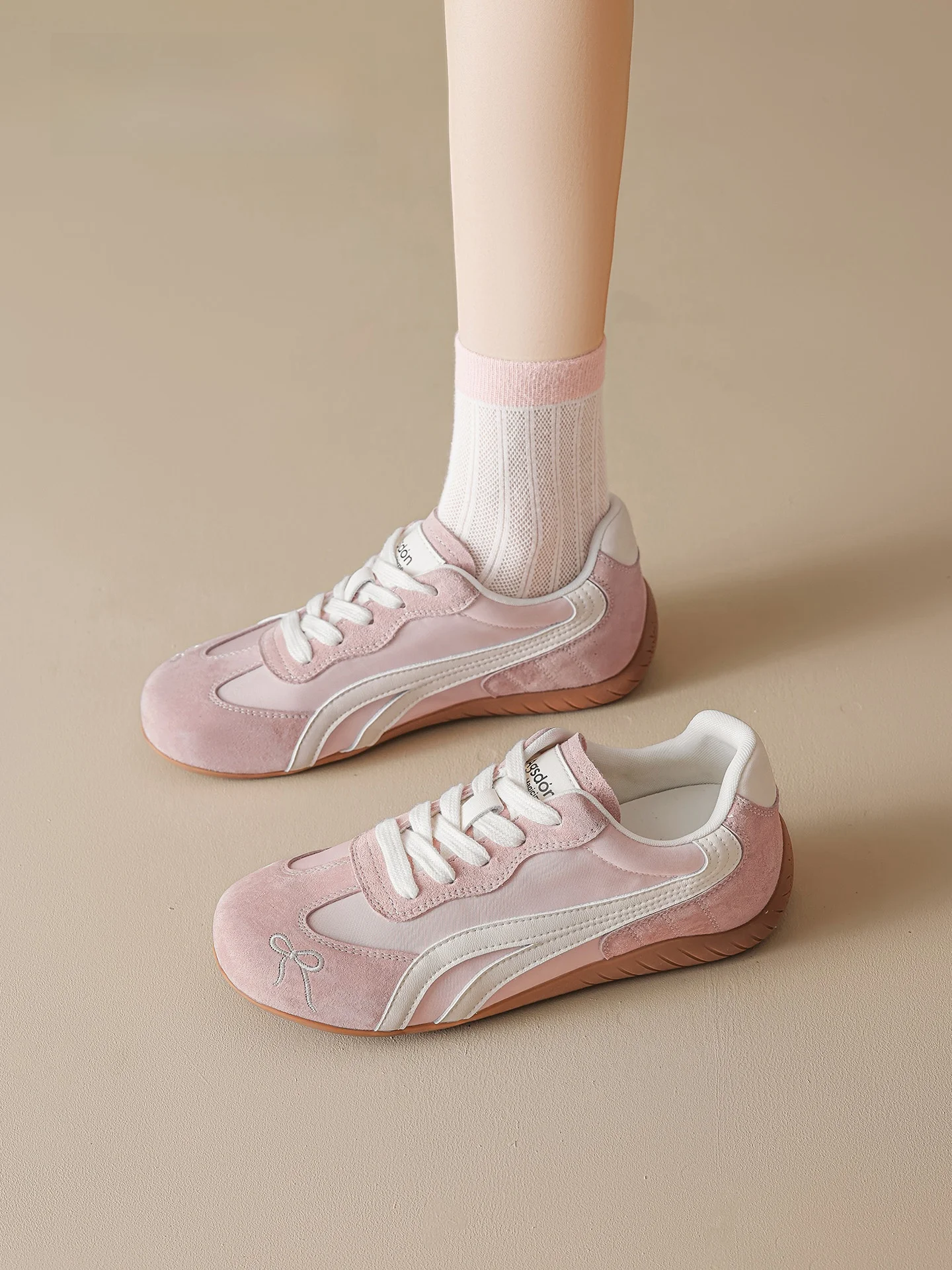Agsdon Miu Series Ballet Deoxynucleotide Shoes Women's 2026 New Summer Pink Breathable Thick Bottom Heightening Sports Shoes
Agsdon Miu Series Ballet Deoxynucleotide Shoes Women's 2026 New Summer Pink Breathable Thick Bottom Heightening Sports Shoes