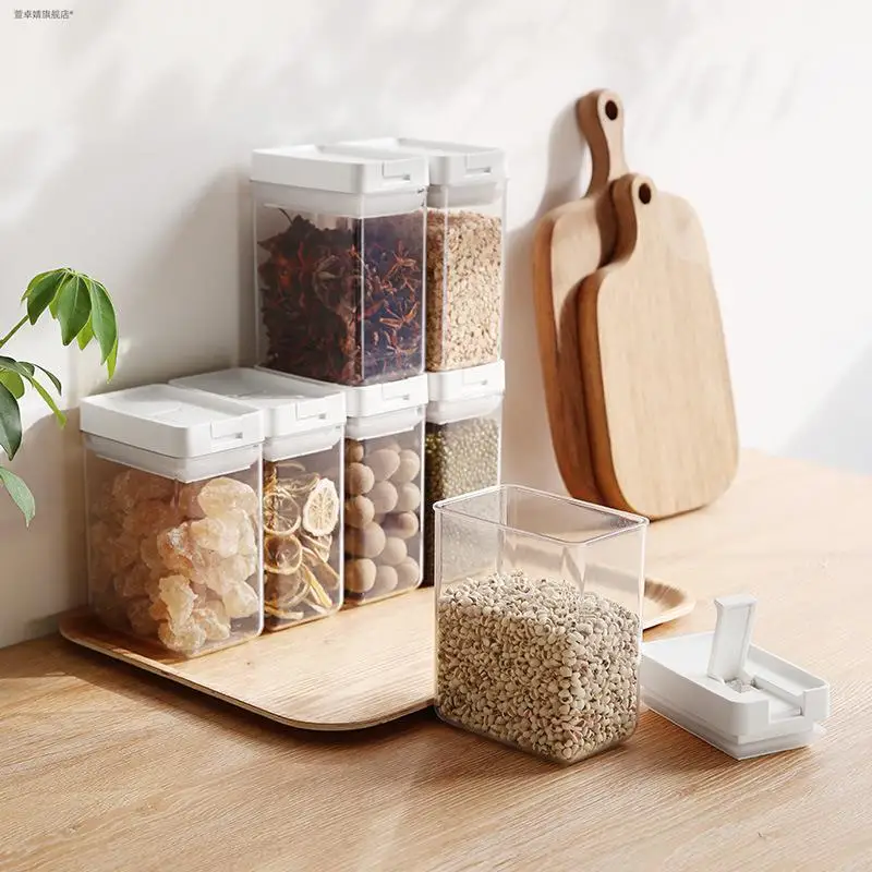 Home Kitchen Plastic Sealed Canister Food Storage Container Milk Powder Storage Box Grains Cereals Sealed Box Food Grade
Home Kitchen Plastic Sealed Canister Food Storage Container Milk Powder Storage Box Grains Cereals Sealed Box Food Grade