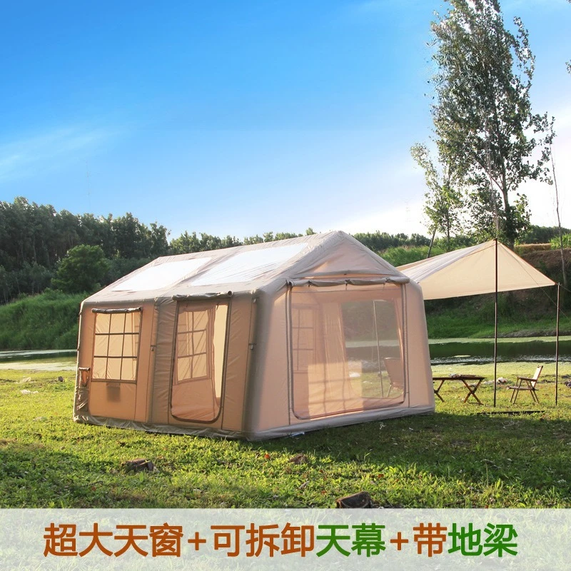Camping Inflatable Tent Outdoor Camping Area Ground Beam Canopy Rainproof Inflatable Hut Exquisite
Camping Inflatable Tent Outdoor Camping Area Ground Beam Canopy Rainproof Inflatable Hut Exquisite
