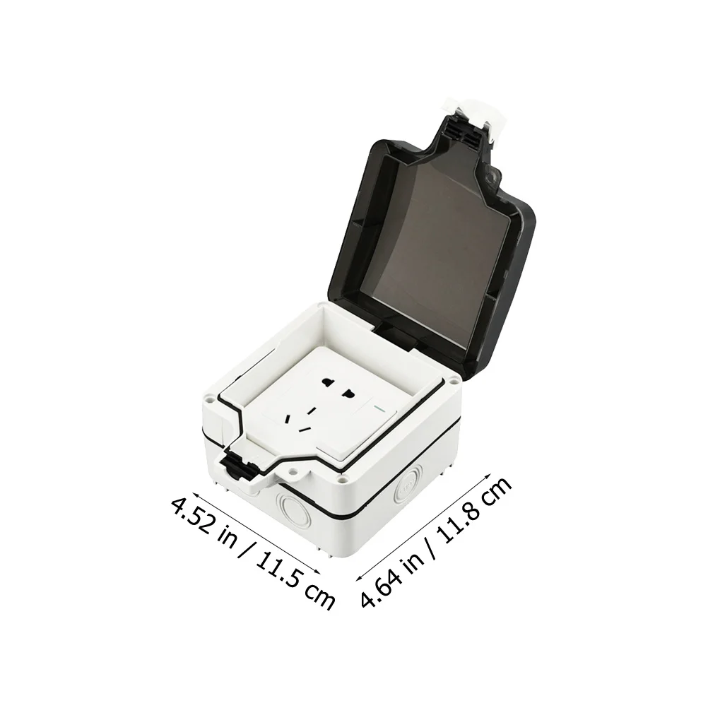1Pcs Waterproof Socket Protector ABS Pc Thickened Splash-Proof Cover Easy Operation 86 Type Outlet Wall Socket Box
1Pcs Waterproof Socket Protector ABS Pc Thickened Splash-Proof Cover Easy Operation 86 Type Outlet Wall Socket Box