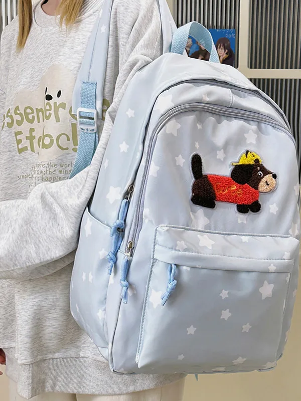 Large Capaci Cute Dachund Cartoon Bapa for Girls Travel Lightweight School Bag with Padded Ba Strap Nylon Material
Large Capaci Cute Dachund Cartoon Bapa for Girls Travel Lightweight School Bag with Padded Ba Strap Nylon Material