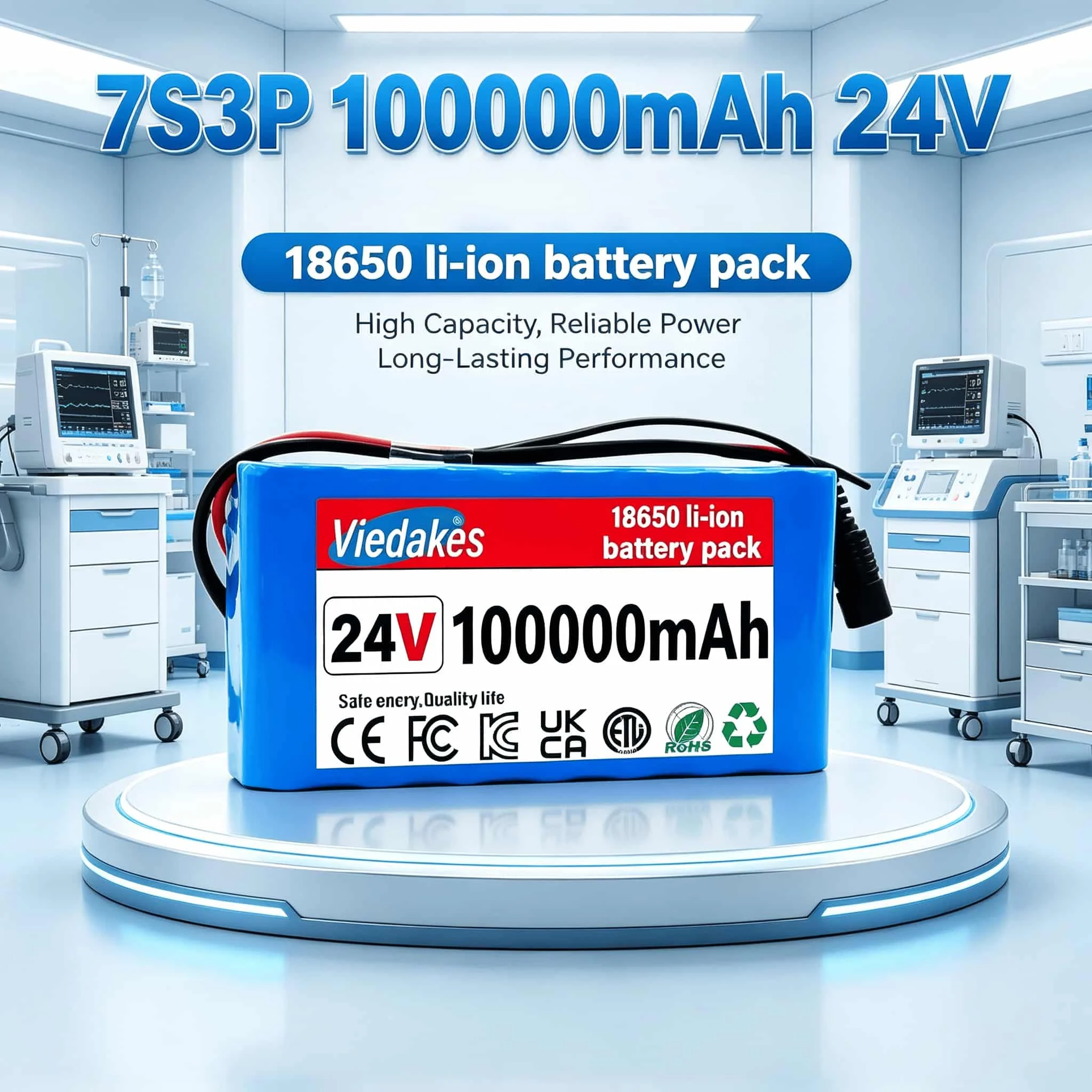 100Ah 21700 24V Battery, Free Charger, Suitable for Children Toy Car and Outdoor Solar Power Supply
100Ah 21700 24V Battery, Free Charger, Suitable for Children Toy Car and Outdoor Solar Power Supply