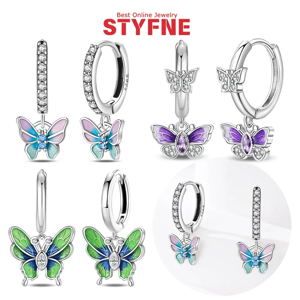 Butterfly Series Zircon Charms S925 Silver Romantic Purple Butterfly Beads Pendant Fit Diy Original Bracelet Women Jewelry Gift
Butterfly Series Zircon Charms S925 Silver Romantic Purple Butterfly Beads Pendant Fit Diy Original Bracelet Women Jewelry Gift