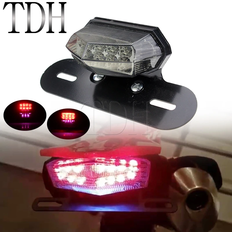 Задний фонарь для мотоцикла Honda, Suzuki, Kawasaki, Yamaha, внедорожный велосипед, стоп-сигнал, светодиодная подсветка для номерного знака, задний фонарь, стоп-сигнал
Задний фонарь для мотоцикла Honda, Suzuki, Kawasaki, Yamaha, внедорожный велосипед, стоп-сигнал, светодиодная подсветка для номерного знака, задний фонарь, стоп-сигнал