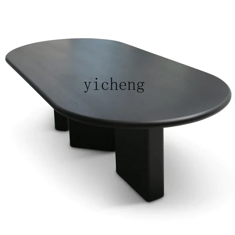 ZK retro solid wood dining table art wabi sabi oval log dining table solid wood homestay dining table
ZK retro solid wood dining table art wabi sabi oval log dining table solid wood homestay dining table