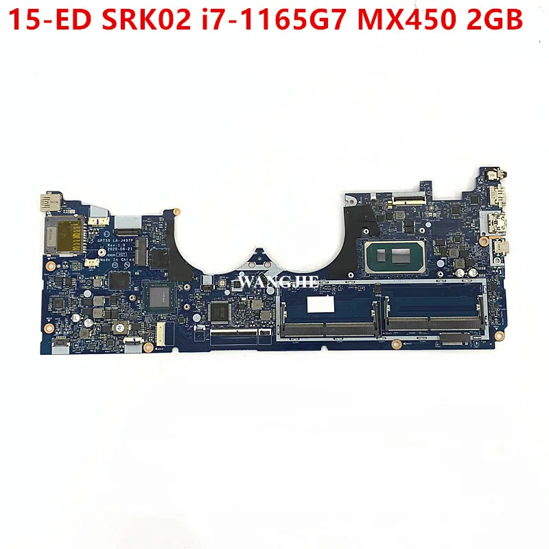 M20702-601 для ноутбука HP ENVY X360 15-ED, материнская плата GPT50 LA-J497P с процессором SRK02 I7-1165G7 MX450, 2 ГБ графического процессора, 100% протестировано, полностью 
M20702-601 для ноутбука HP ENVY X360 15-ED, материнская плата GPT50 LA-J497P с процессором SRK02 I7-1165G7 MX450, 2 ГБ графического процессора, 100% протестировано, полностью