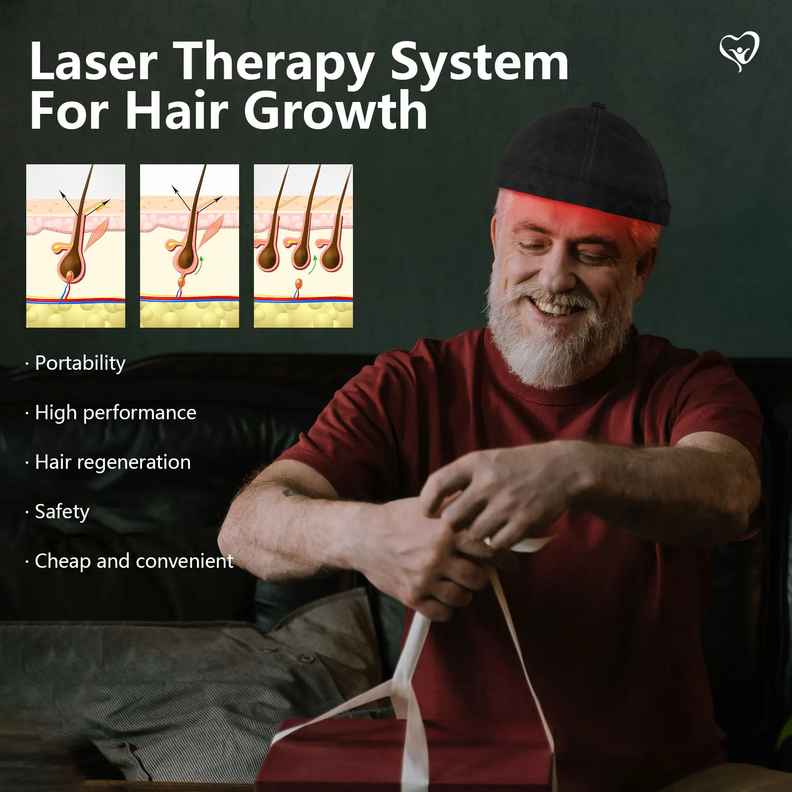 236 Diodes Laser Hair Growth Cap LLLT Therapy Anti Hair Loss Treatment Promote Hair Regrowth Device Restore Hair Thickness
236 Diodes Laser Hair Growth Cap LLLT Therapy Anti Hair Loss Treatment Promote Hair Regrowth Device Restore Hair Thickness
