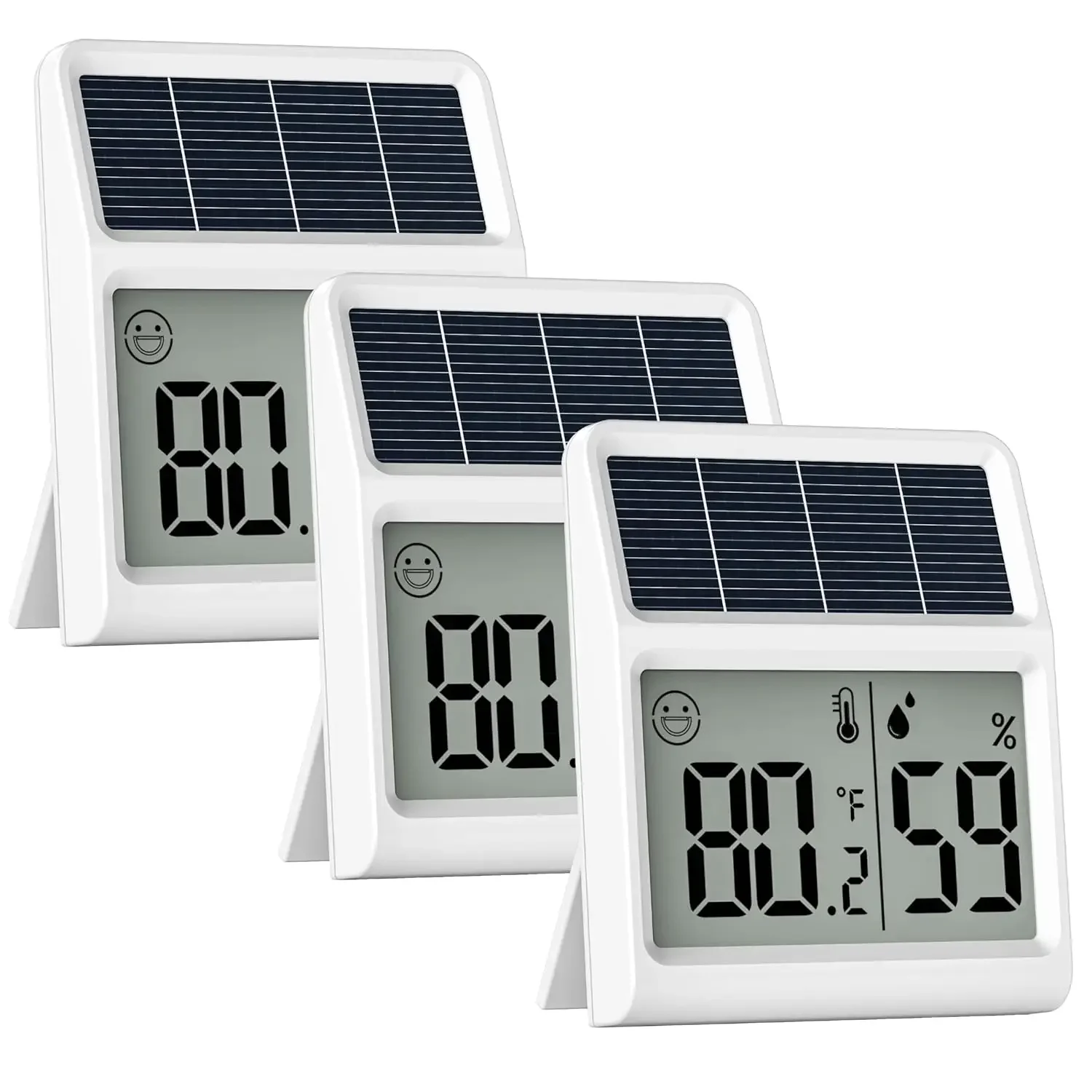 Solar-Powered Indoor Thermometer Hygrometer, Light Energy No Batteries, Temp & Humidity Monitor With Clear Display
Solar-Powered Indoor Thermometer Hygrometer, Light Energy No Batteries, Temp & Humidity Monitor With Clear Display
