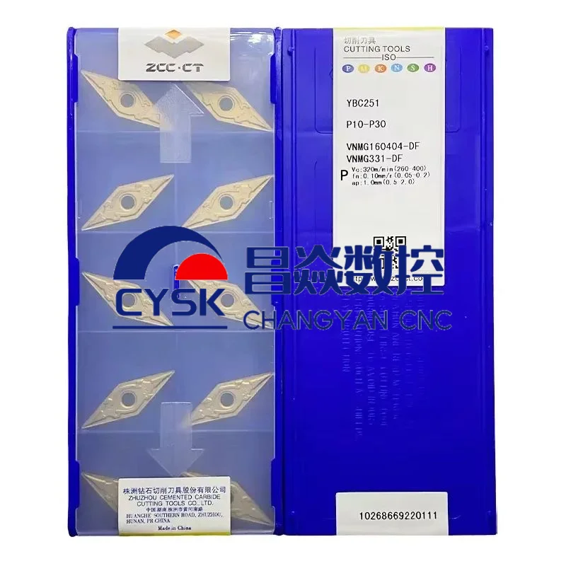 Original ZCCCT VNMG160404-DF VNMG160408-DF YBC251 YBC252 YBC152 carbide insert for CNC turning Tools
Original ZCCCT VNMG160404-DF VNMG160408-DF YBC251 YBC252 YBC152 carbide insert for CNC turning Tools