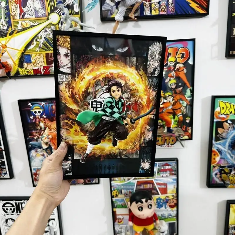 BANDAI Demon Slayer Anime Kamado Tanjirou Flame 3D Model Frame Escape Frame Action Figure Resin Anime Collectors Gift A4 Size
BANDAI Demon Slayer Anime Kamado Tanjirou Flame 3D Model Frame Escape Frame Action Figure Resin Anime Collectors Gift A4 Size