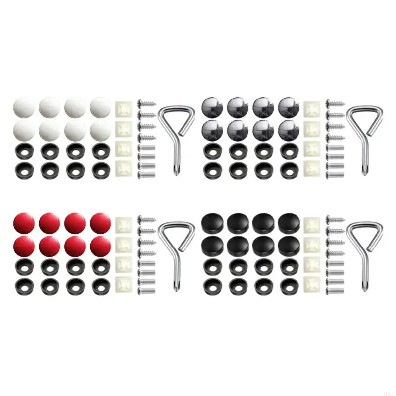 2025 New License Plate Holder Screws with Caps Car Frame Holder Mounting Fastener Screws
2025 New License Plate Holder Screws with Caps Car Frame Holder Mounting Fastener Screws
